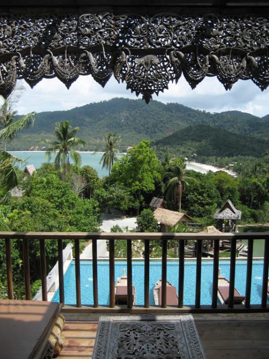 Balkon Supreme Deluxe Zimmer Santhiya Koh Phangan Resort & Spa