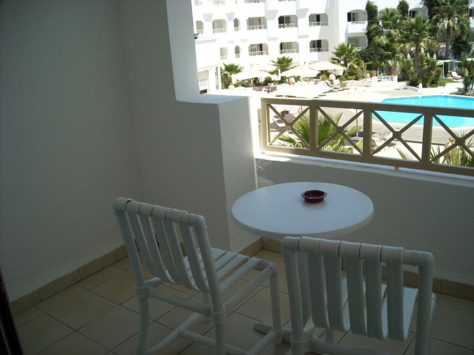 Blick vom Balkon Hotel Thalassa Mahdia