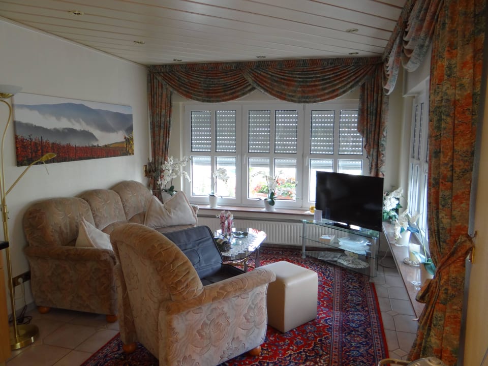 Zeigt den Wohnbereich Ferienhaus Nehring