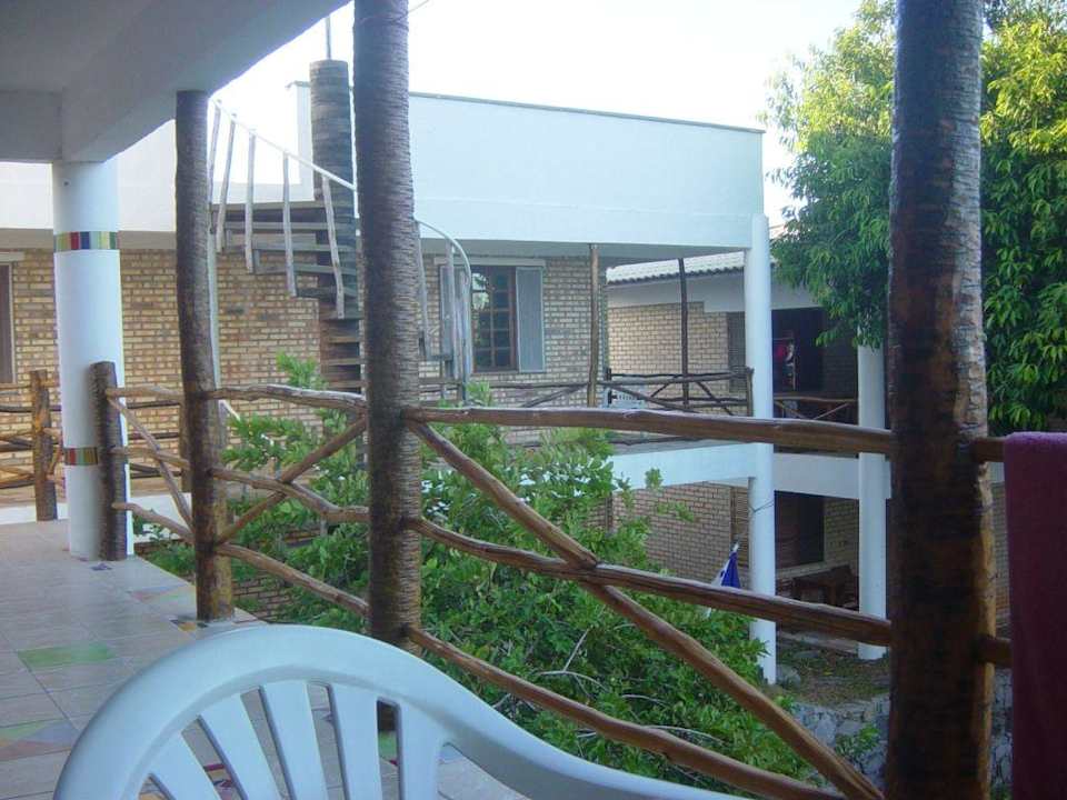 Terrasse vor dem Zimmer Hotel Pousada Tropical Wind