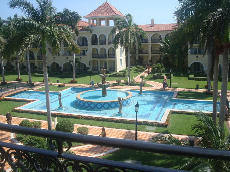 Blick vom Balkon unseres Zimmers Hotel Riu Palace Mexico