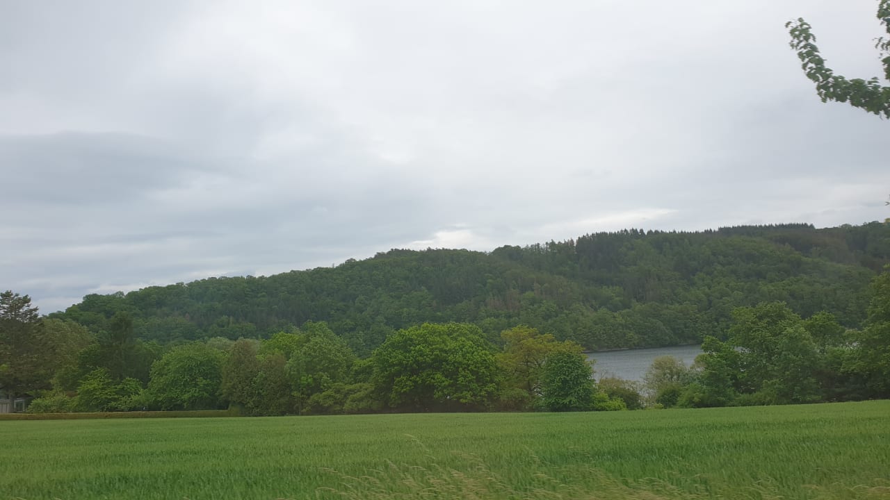 Ausblick Ferienhaus Glomm