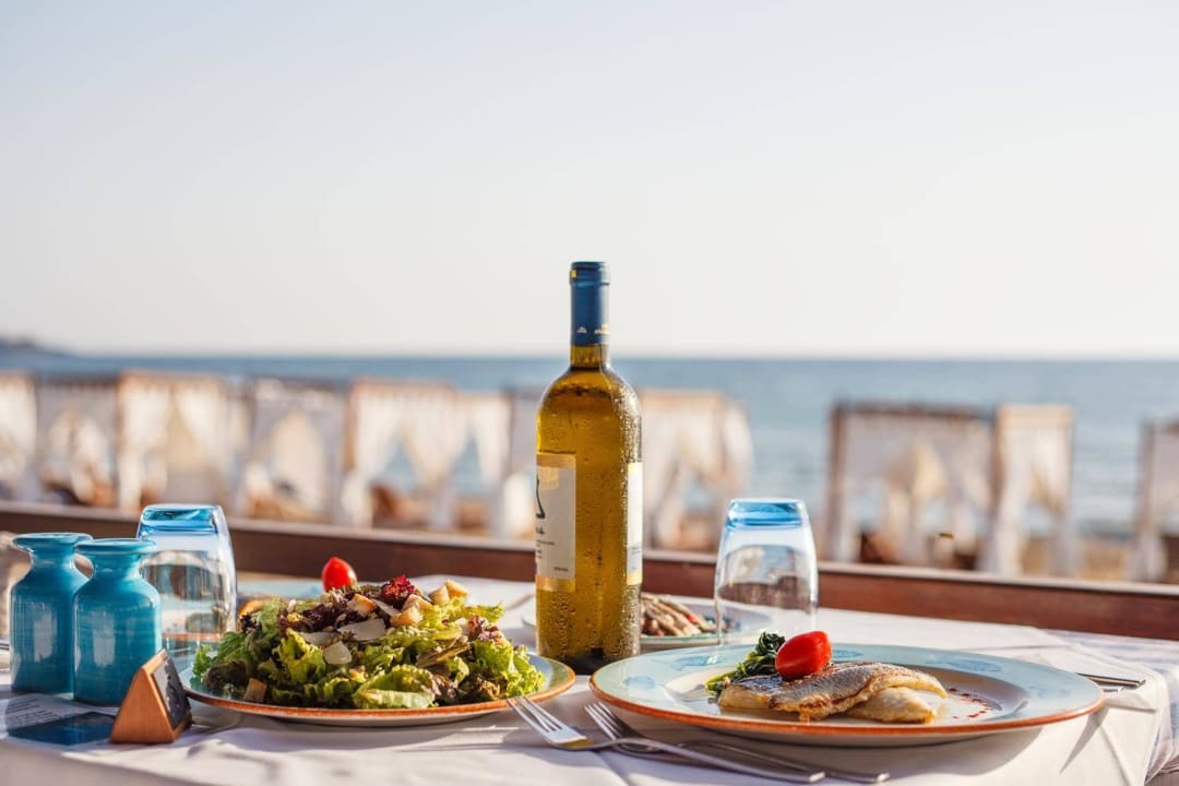 Wine and Dine with view to the Ionian Sea Aldemar Olympian Village