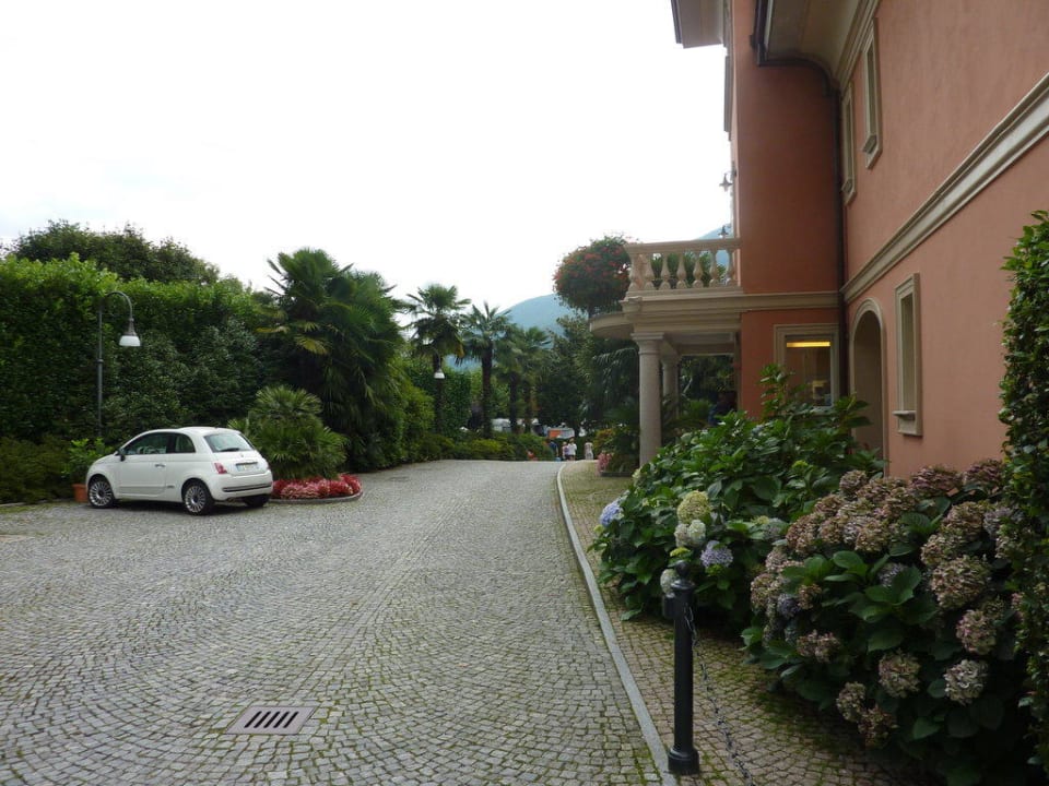 Einfahrt zum Hotel Hotel Villa Delle Palme