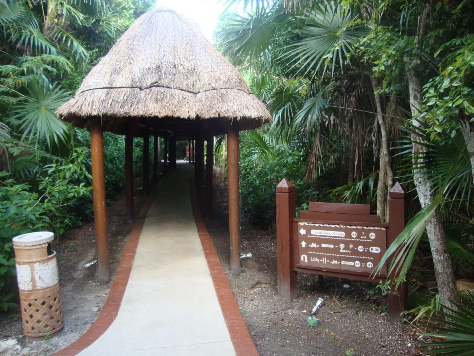 Weg durch die Anlage Grand Palladium Kantenah Resort & Spa