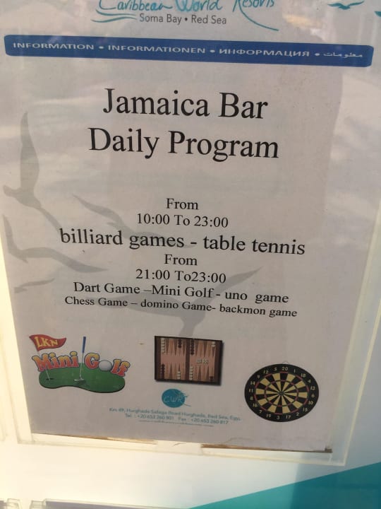 Sport & Freizeit Sentido Caribbean World Soma Bay
