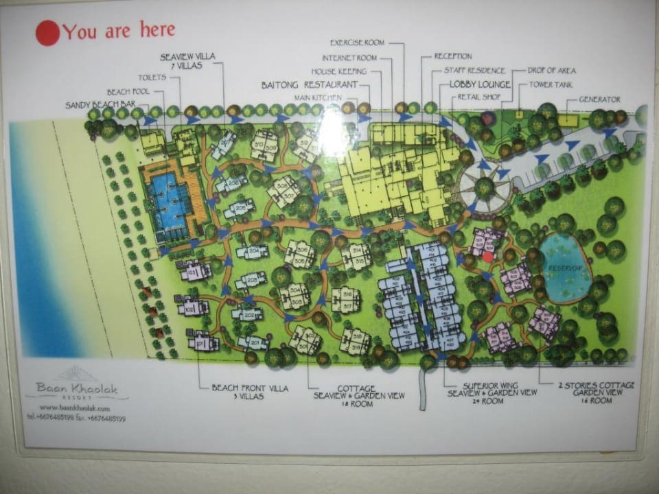 Lageplan Baan Khao Lak Baan Khaolak Beach Resort