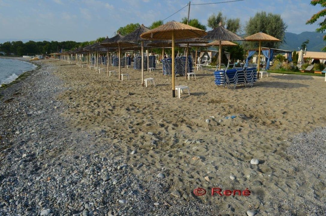 Strand morgens 07:45h alltoura Club Hotel Poseidon Palace