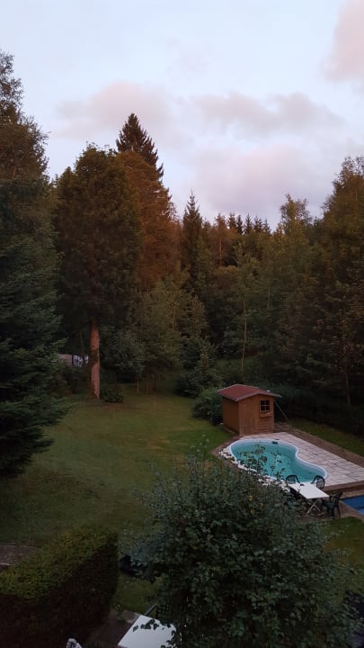 Ausblick Verwöhn Pension Wiesengrund