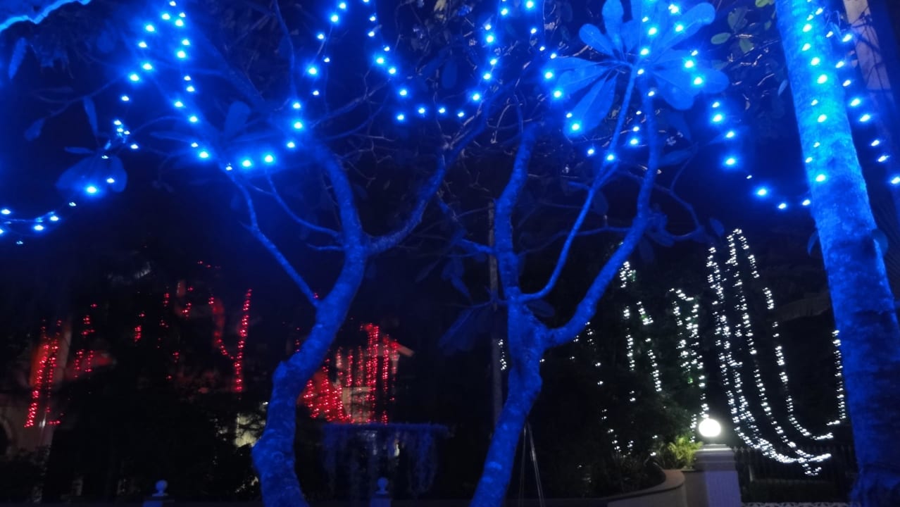 Weihnacht - Silvesterzeit wunderschön beleuchtet Rico Shadow Guesthouse