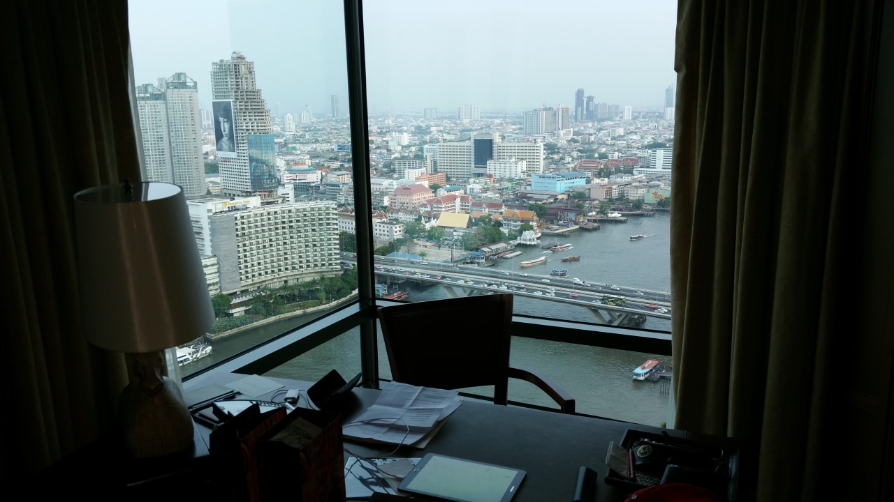 Ausblick Hotel The Peninsula Bangkok