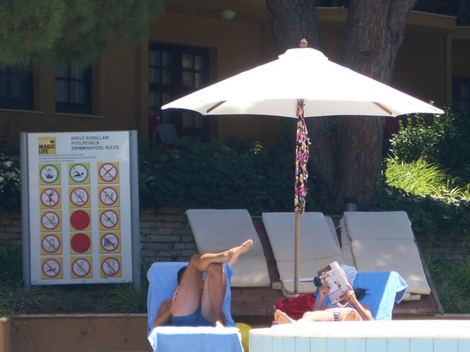 Verbotsschild Relaxpool Asteria Family Belek