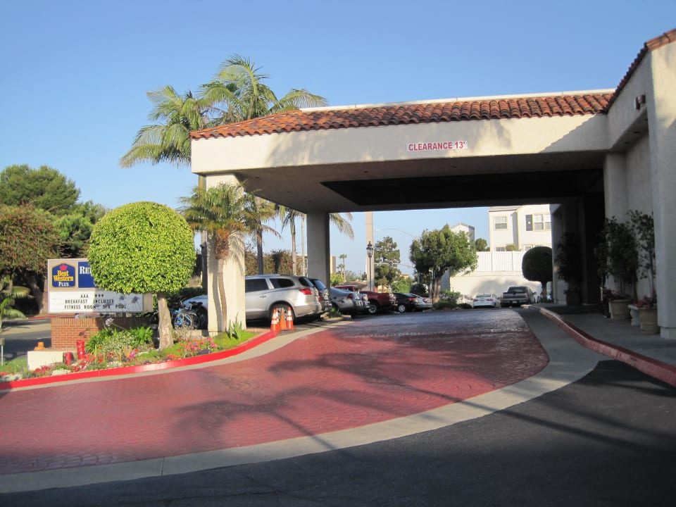 Einfahrt Best Western Hotel Redondo Beach Inn