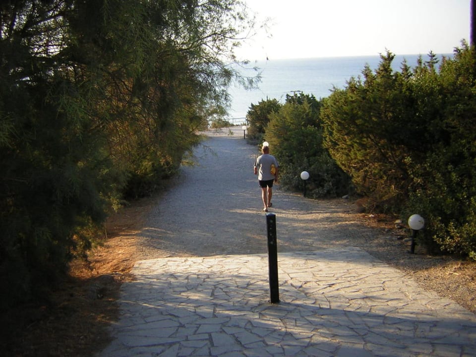 Weg zum Strand Rodos Princess Beach Hotel & Spa