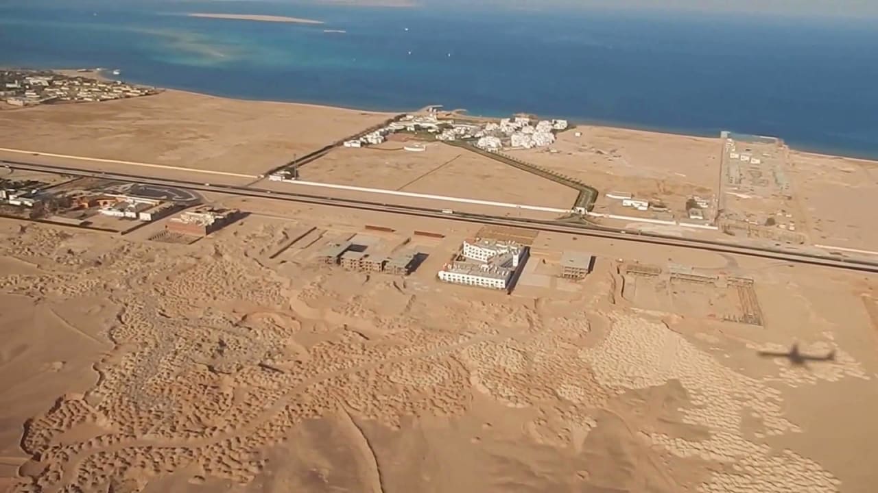 Hotel Mercure, kurz vor der Landung Hotel Mercure Hurghada