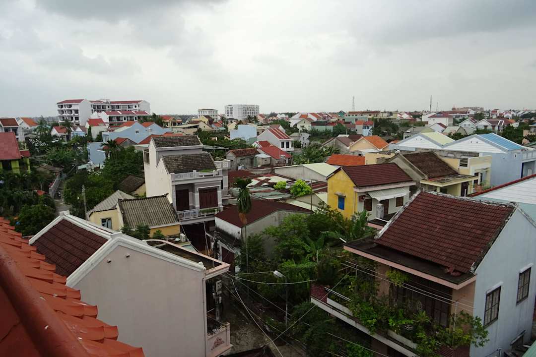 Blick aus dem Restaurant Hoi An Lantern Hotel