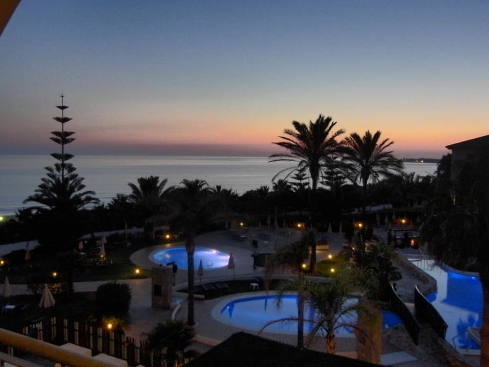 Aussicht am Abend Fuerte Conil-Resort