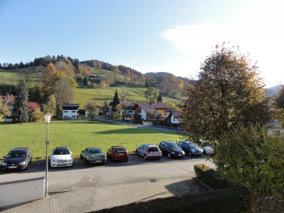 Rückseite des Hotels Karma Bavaria