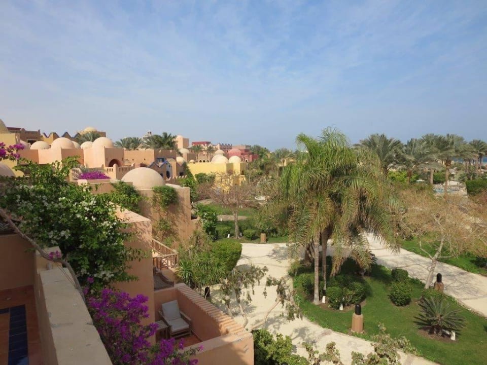 Aussicht vom Balkon zur Lobby Grand Makadi