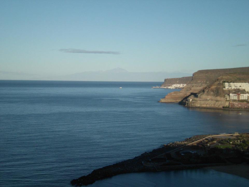 Bei gutem Wetter sah man Teneriffa Hotel Riu Vistamar