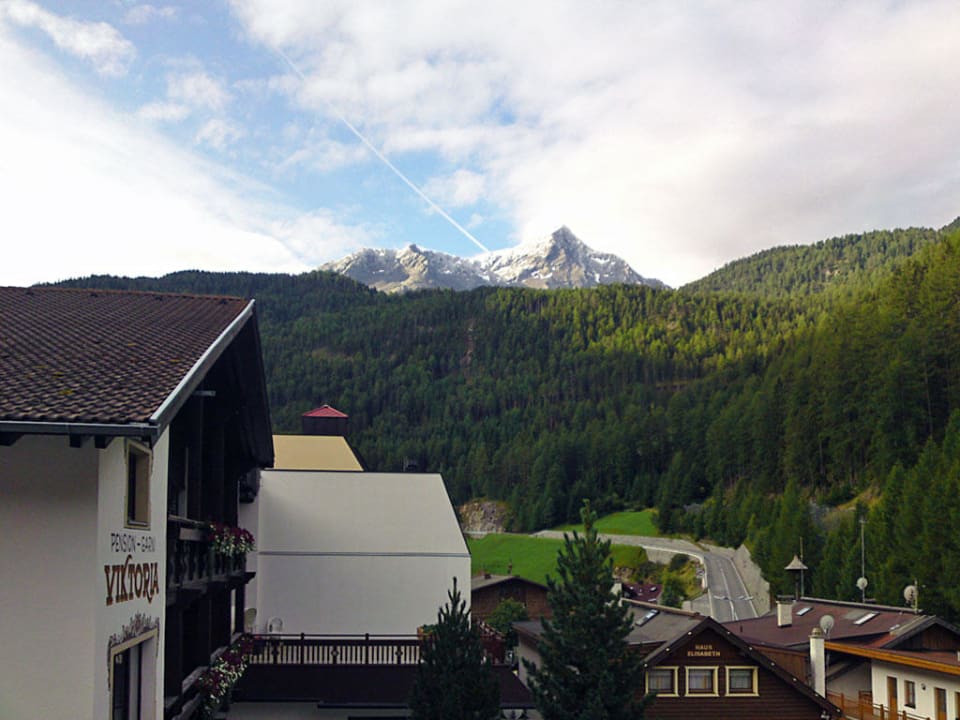 Blick vom Balkon Richtung Süden Gästehaus Wolfgang