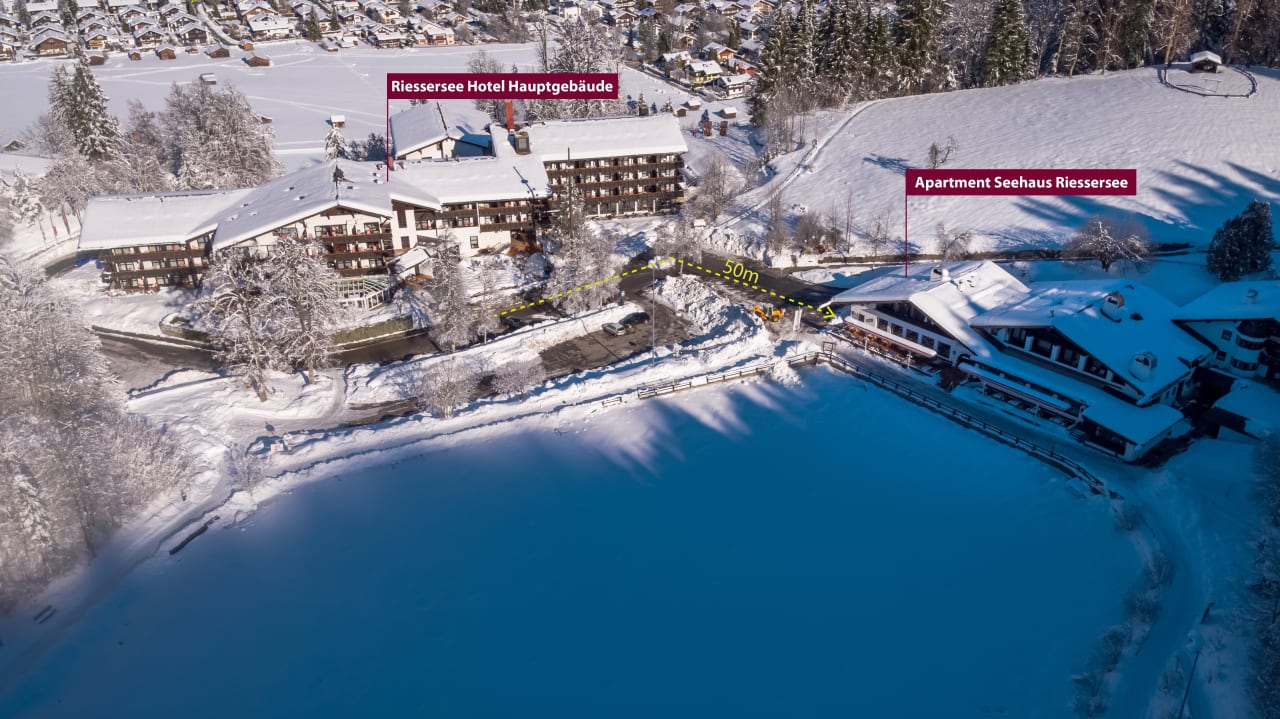 Außenansicht Appartement Seehaus Riessersee