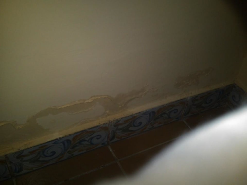 Wasserschaden im Zimmer Hotel Royal Suite