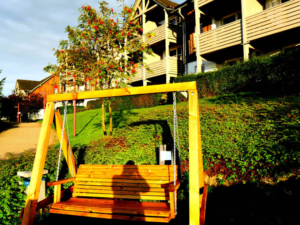 Ausschnitt der Gartenanlage Hapimag Resort Winterberg