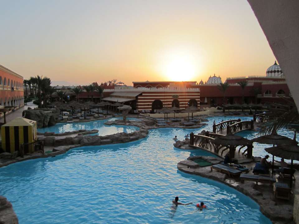 Sonnenuntergang Pickalbatros Alf Leila Wa Leila Resort - Neverland Hurghada