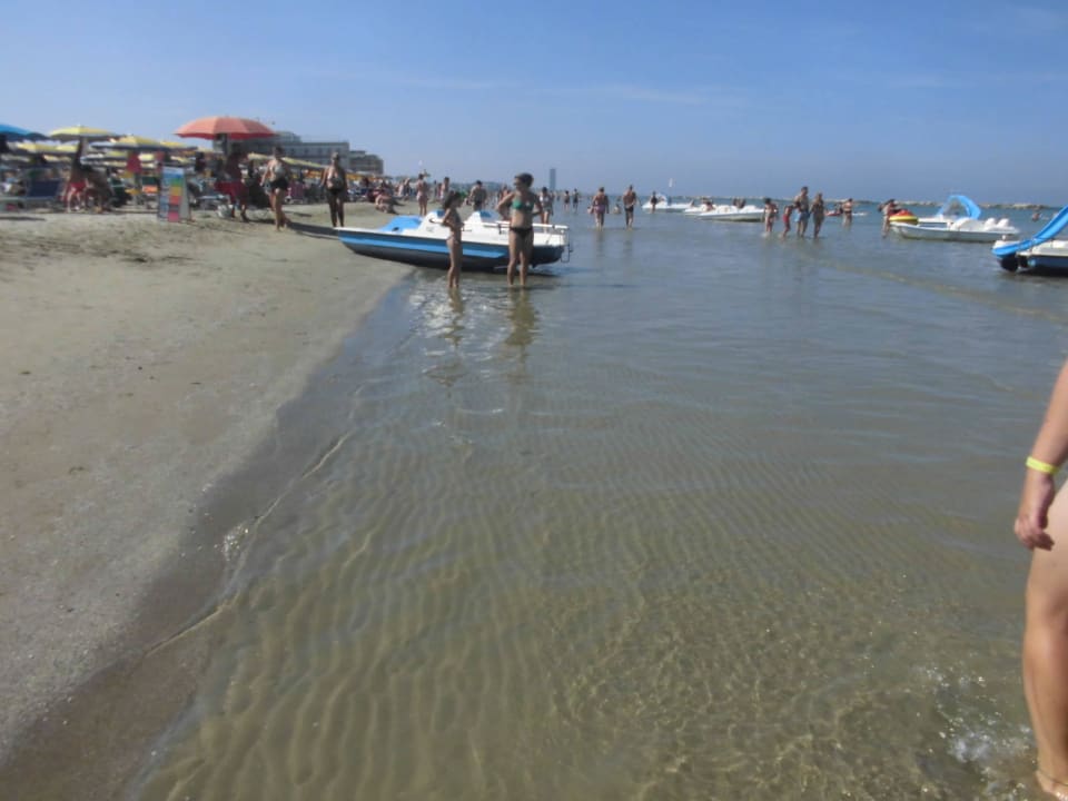 Flachabfallender Sandstrand Hotel Metropol