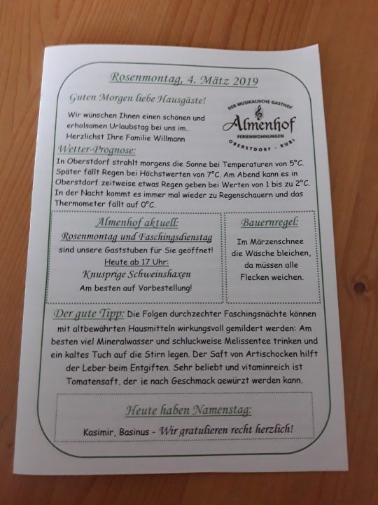 Sonstiges Landgasthof und Ferienwohnungen Almenhof
