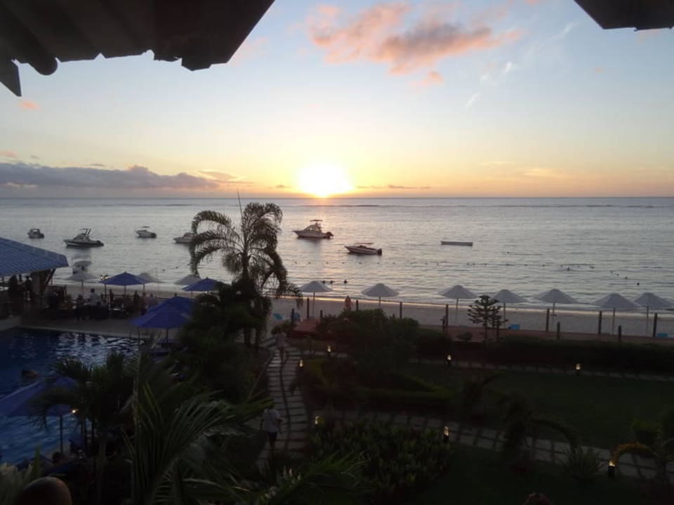 Blick aus Zimmer 310 Pearle Beach Resort & Spa