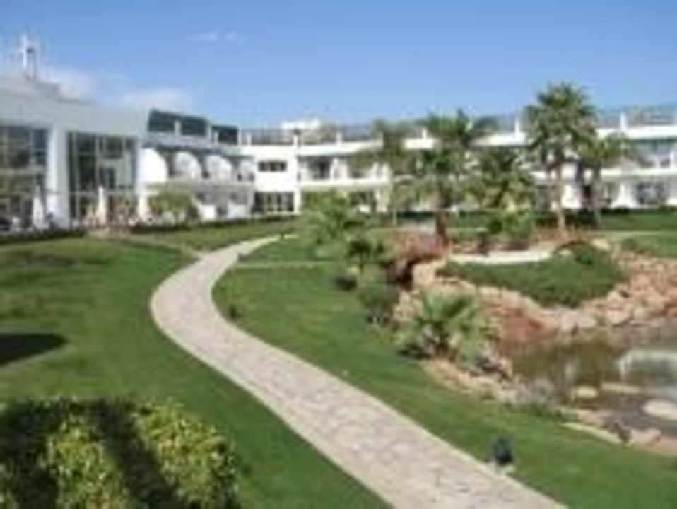 Gartenanlage oben bei Restaurant Safir Sharm Waterfalls Resort