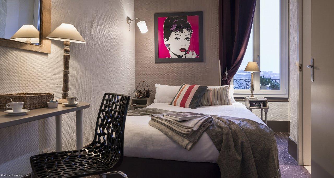 Chambre double Hotel Des Alpes