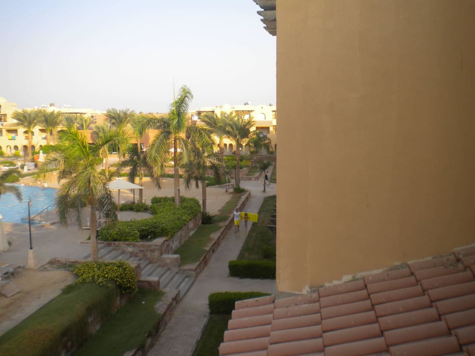 Blick von unserem Balkon ,morgens um  Stella Garden Resort & Spa, Makadi Bay