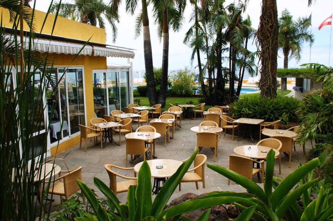 Außenbereich Restaurant Hotel Tigaiga