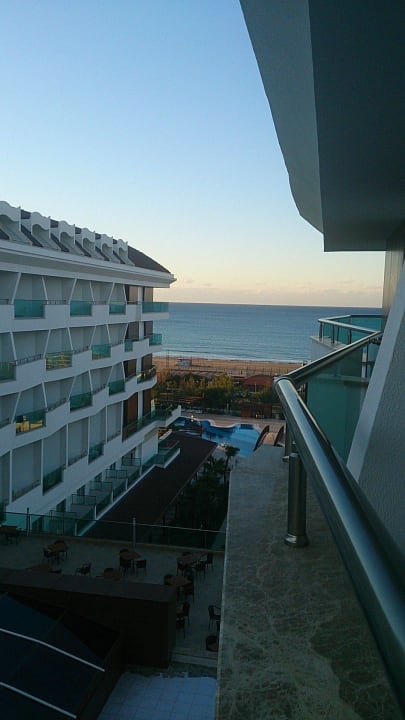 Blick vom Balkon Adalya Ocean Deluxe