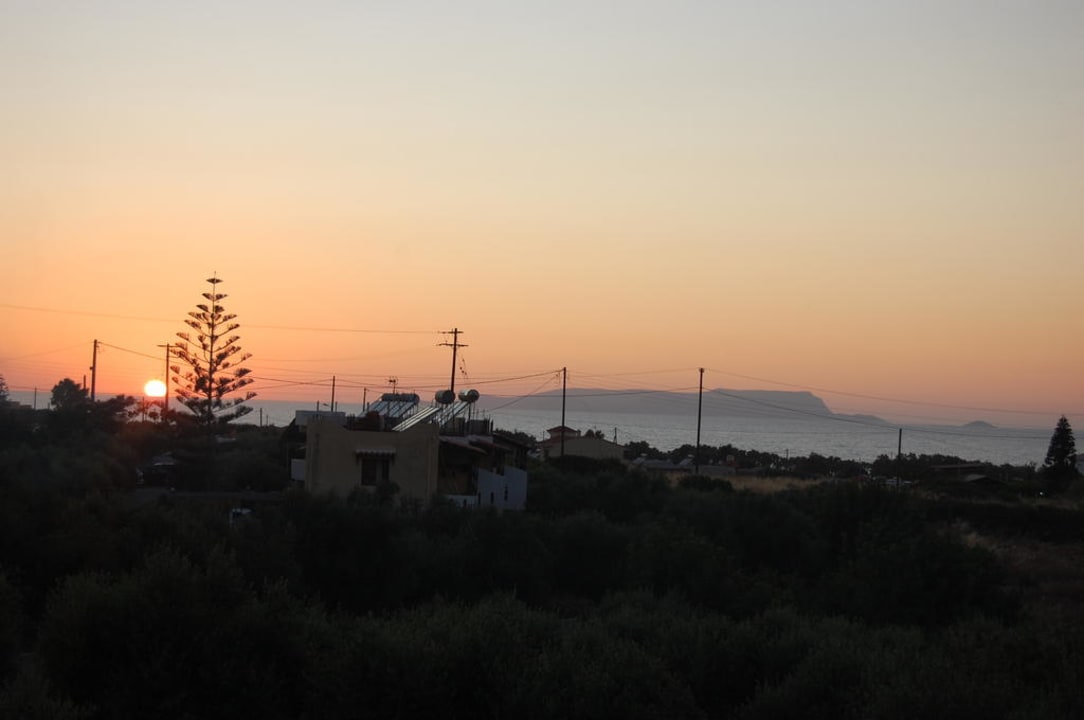Sonnenuntergang Hotel Cretan Garden