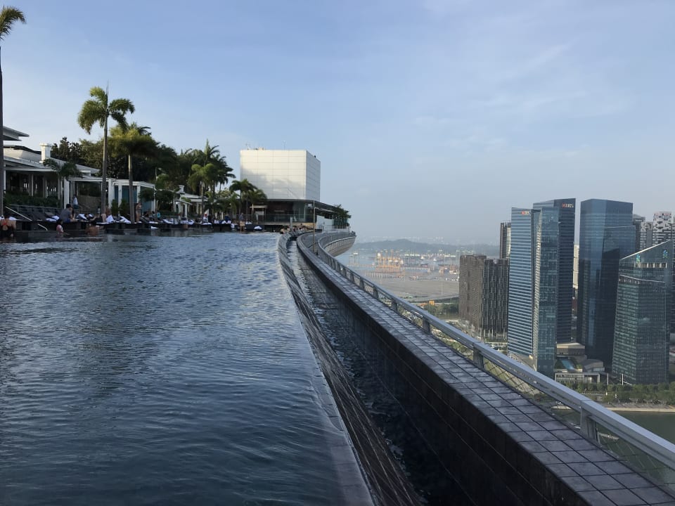 Der Dachpool Marina Bay Sands