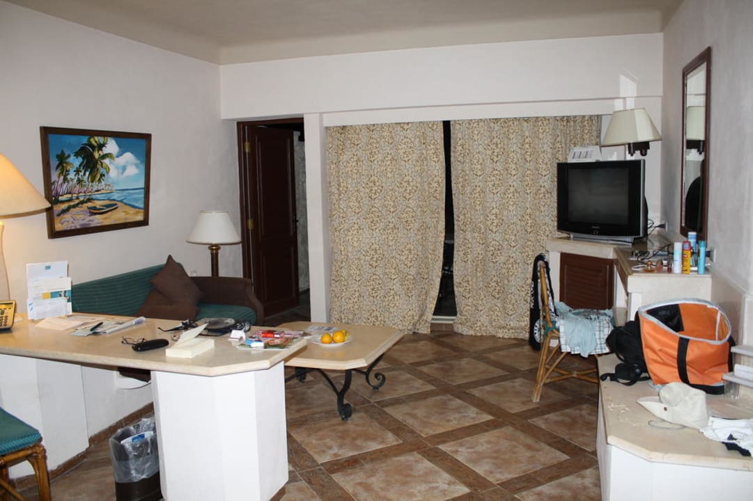 Ausblick aus dem Eingangsbereich zur Terrasse Pickalbatros Citadel Resort