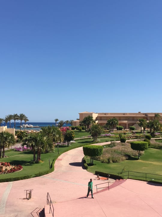 Blick von der Rezeption Cleopatra Luxury Resort Makadi Bay