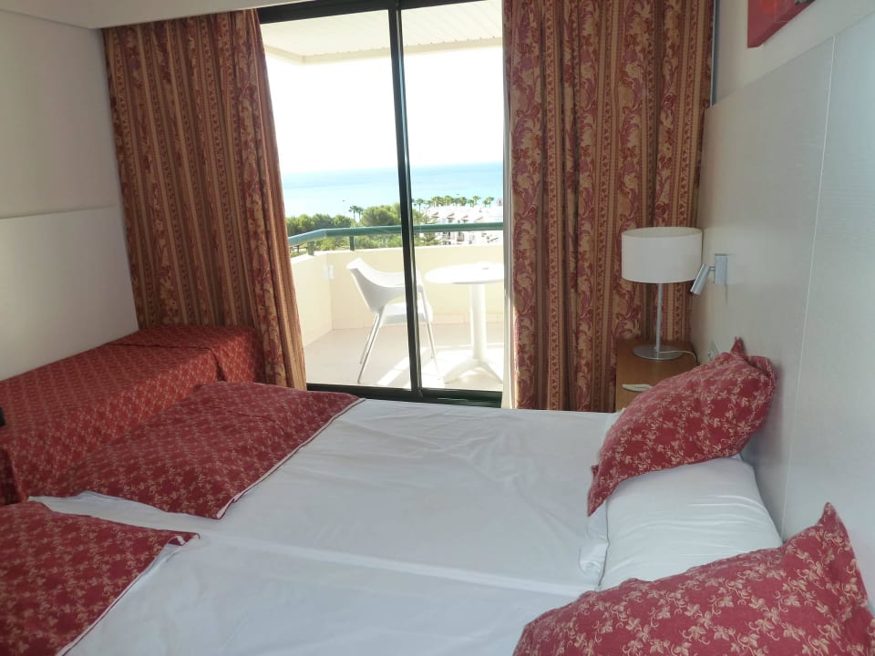 Ausblick aus dem Bett heraus  Welikehotel Marfil Playa