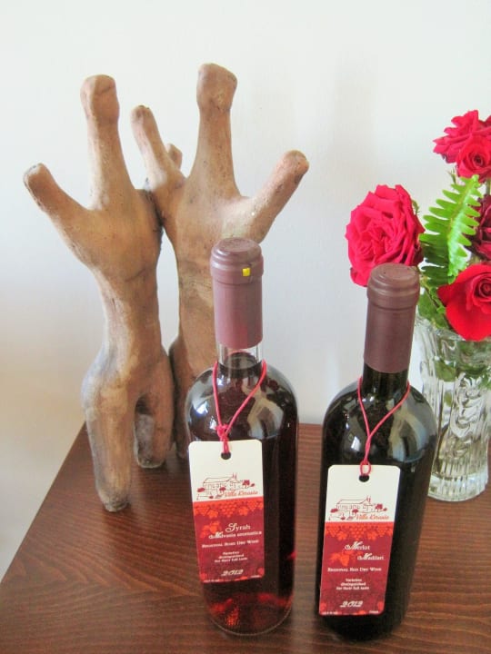 Für Genießer, der leckere Hauswein Villa Kerasia