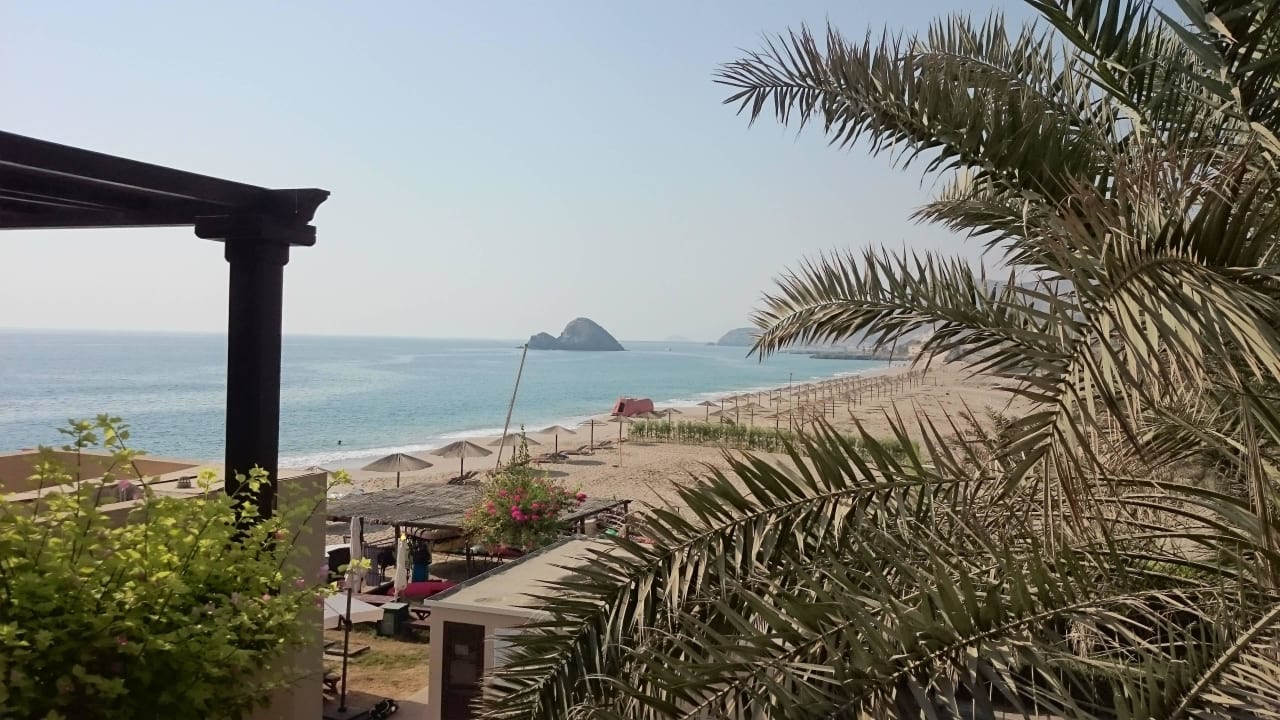 Seitlicher Meerblick - herrlich Miramar Al Aqah Beach Resort