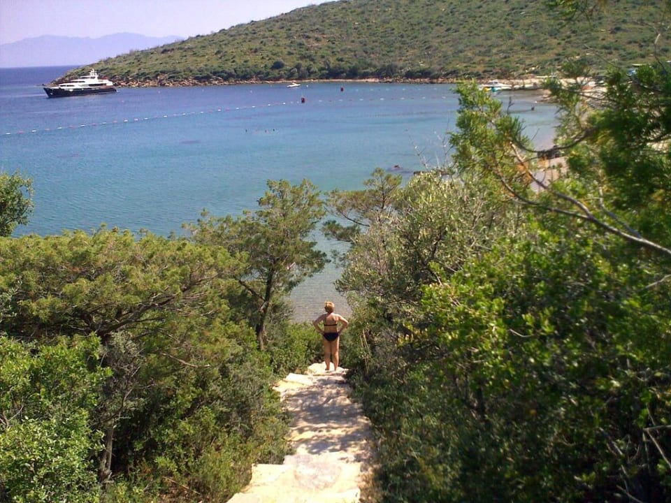 10-minütiger Fussweg vom Hotel zum Strand Kempinski Hotel Barbaros Bay Bodrum