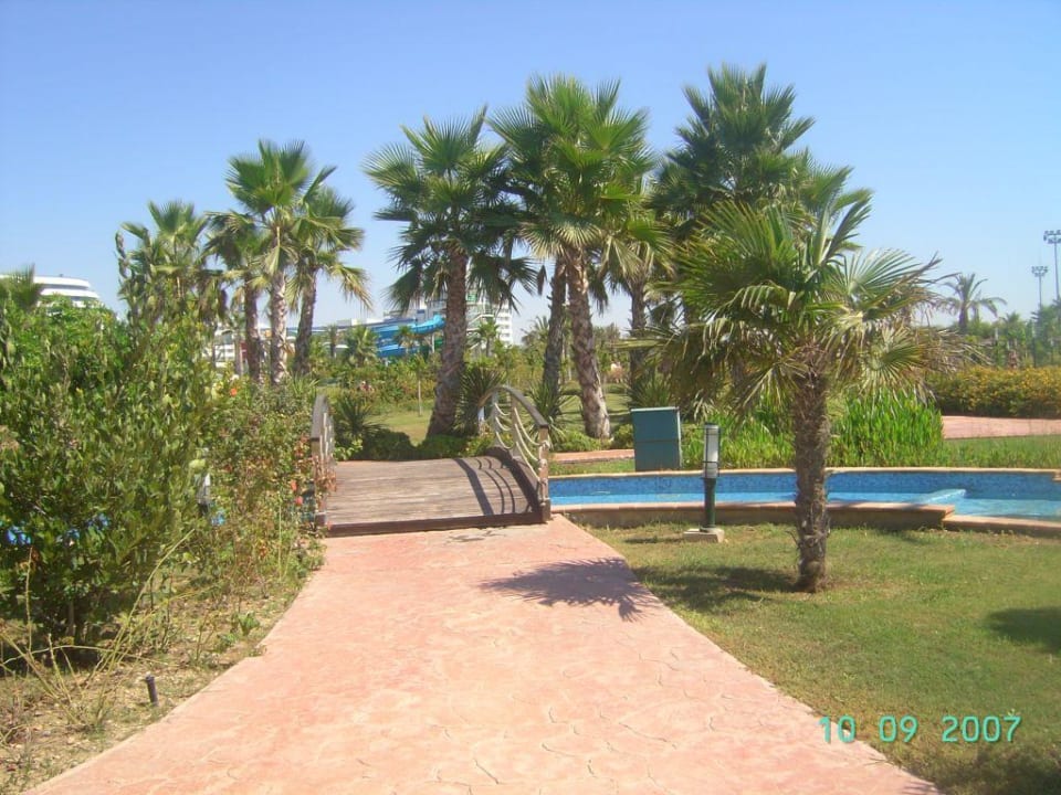 Teil derr Gartenanlage Hotel Miracle Resort
