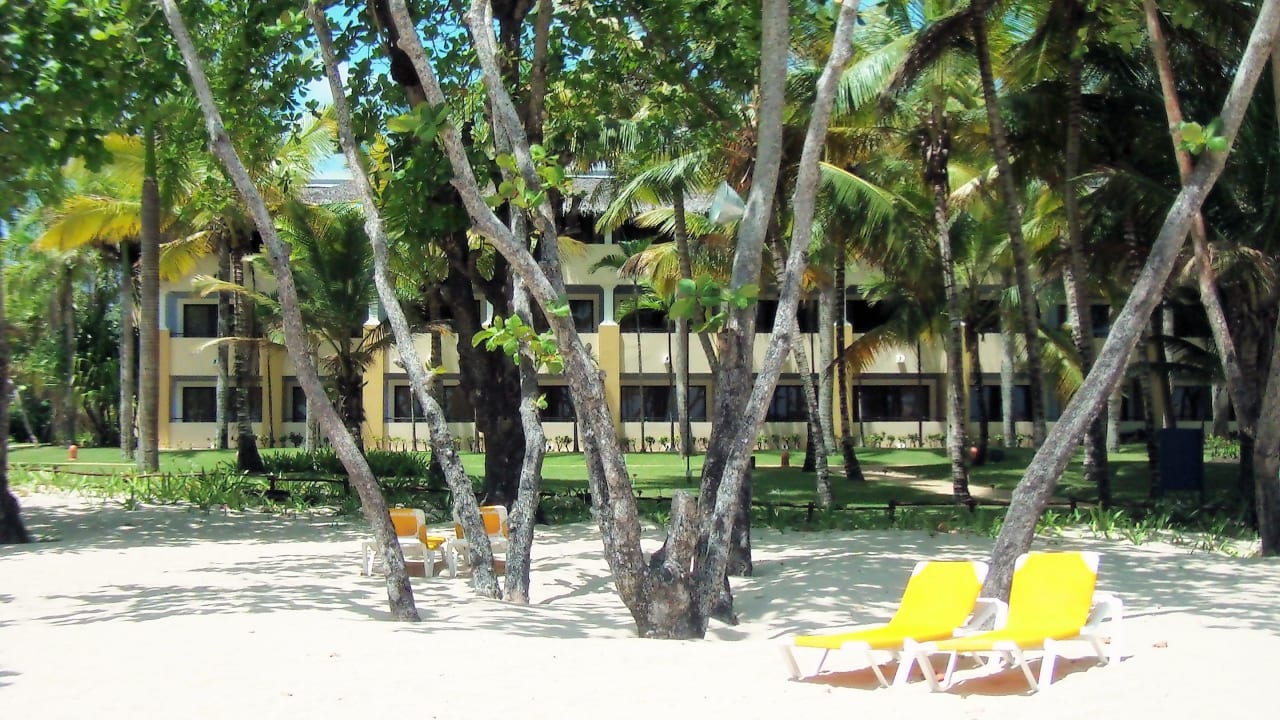 Blick vom Strand auf Haus 5 Iberostar Waves Costa Dorada