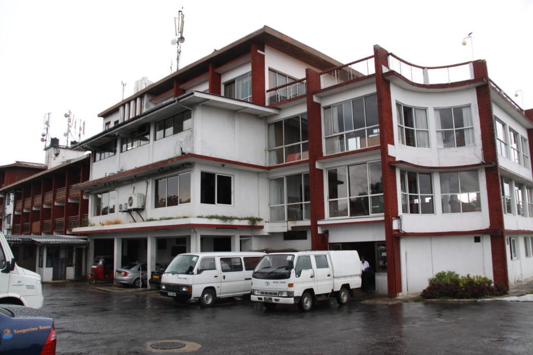 Rückseite des Hotels Hotel Topaz