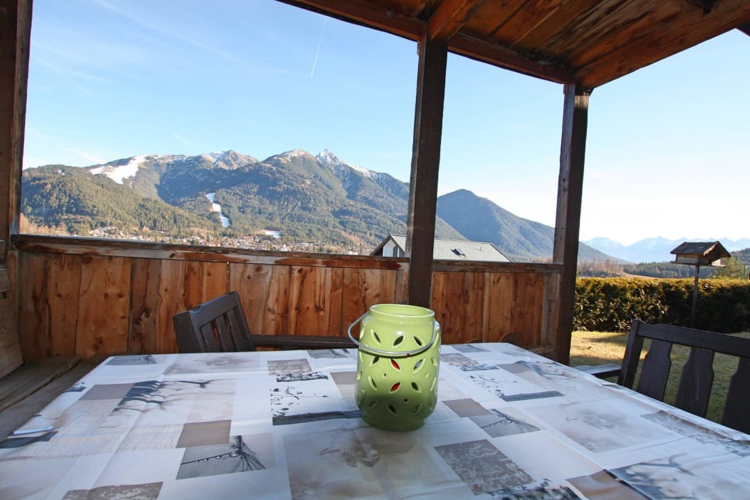 Ausblick von unserer Laube Panorama-Apartment Isser