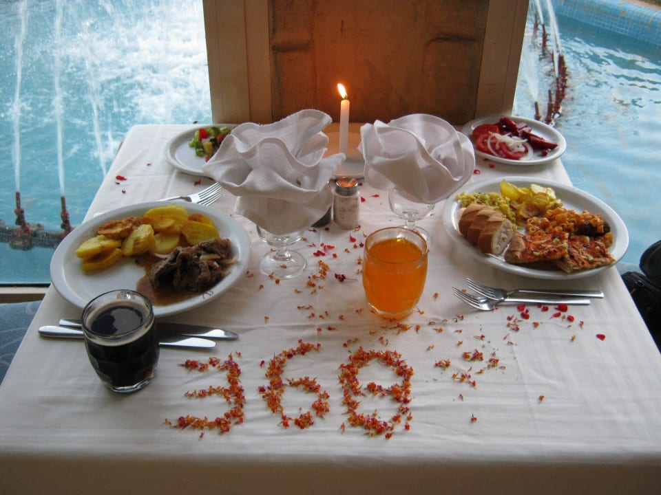 Geburtstagstisch meiner Freundin  Lella Baya & Thalasso